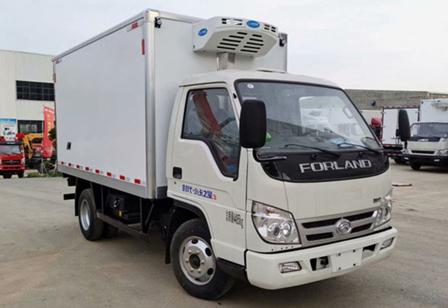 福田時(shí)代小卡之星3冷藏車廂體圖片