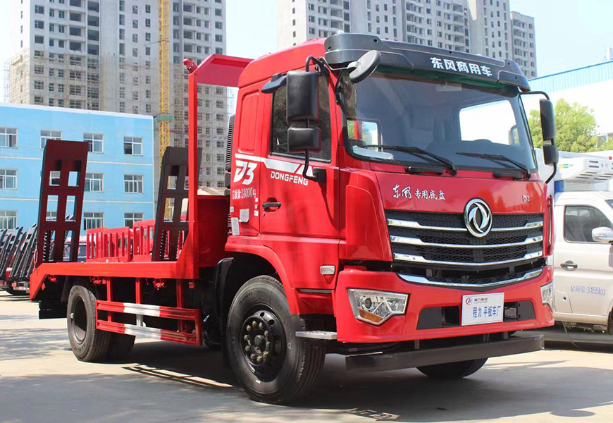 國六柳汽乘龍單橋平板運(yùn)輸車